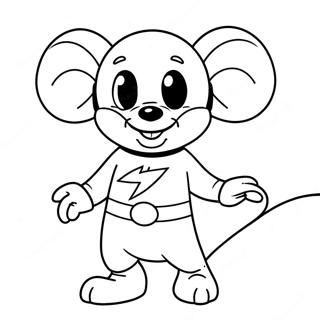 Mighty Mouse Coloring Page 73522-59047