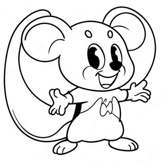 Adventurous Mighty Mouse Coloring Page 73523-59050