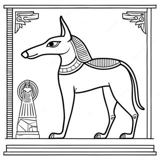 Anubis Coloring Pages