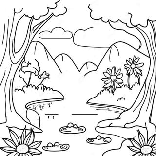 Advanced Nature Scene Coloring Page 73543-59062