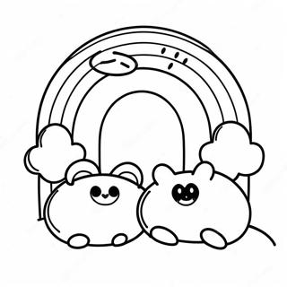 Orange Rainbow Friends Coloring Page 73582-59096