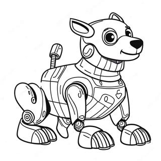 Robot Dog Coloring Pages