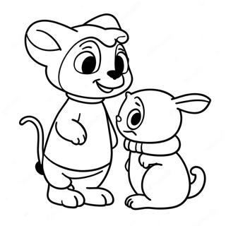 The Rescuers Coloring Page 73622-59127