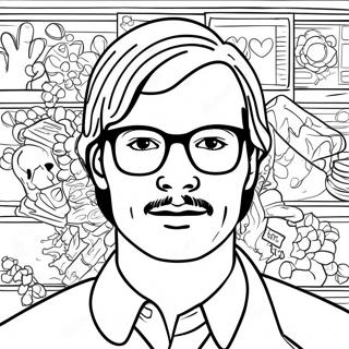 Jeffrey Dahmer Coloring Pages