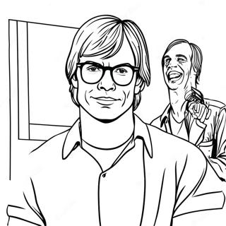 Creepy Jeffrey Dahmer Coloring Page 73633-59137