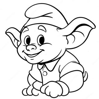 Dopey Character Coloring Page 73642-59142