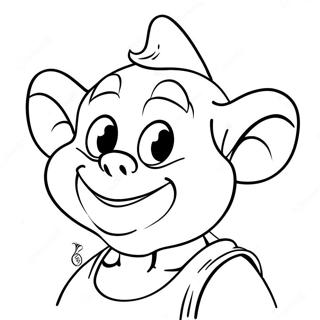 Dopey Character Coloring Page 73642-59144