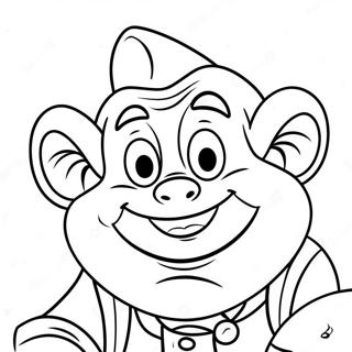 Dopey With Happy Face Coloring Page 73643-59148