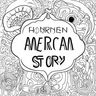 American Horror Story Coloring Pages