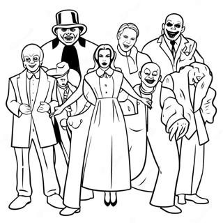 American Horror Story Coloring Pages