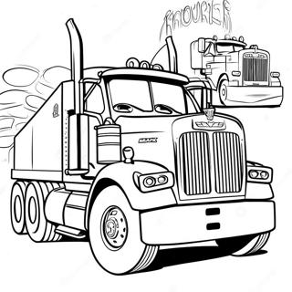 Mack Cars Coloring Pages