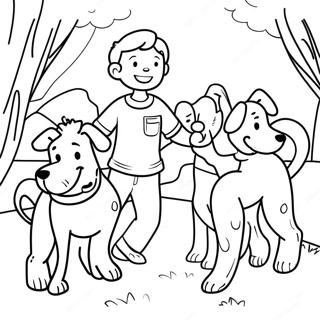 Where The Red Fern Grows Coloring Pages