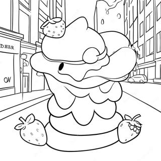 Strawberry Shortcake Berry In The Big City Coloring Page 73682-59179