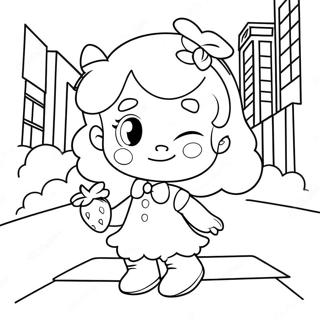 Strawberry Shortcake Berry In The Big City Coloring Page 73682-59180