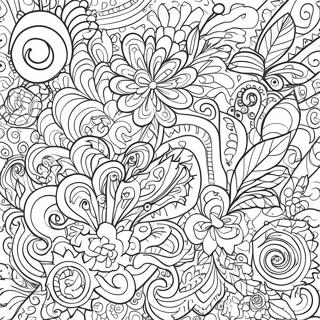 Stoner Trippy Patterns Coloring Page 73702-59191