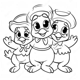 Three Caballeros Coloring Page 73712-59199