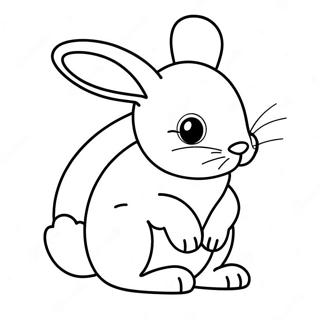 Bunny Printout Coloring Pages