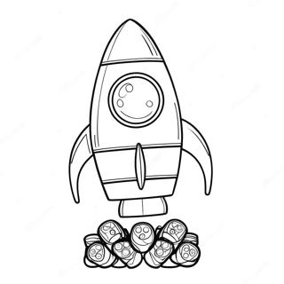 Lego Space Rocket Coloring Page 73732-59211