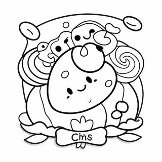 Candy Crush Logo Coloring Page 73752-59230