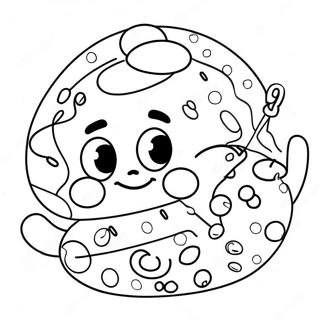 Colorful Candy Crush Characters Coloring Page 73753-59237