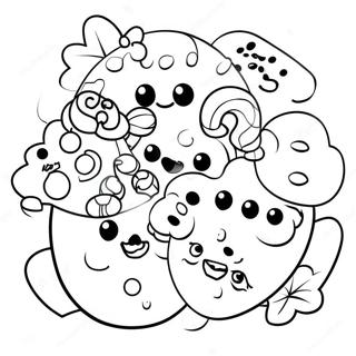 Colorful Candy Crush Characters Coloring Page 73753-59239