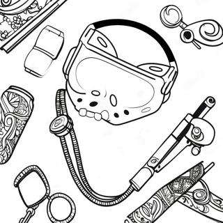 Cool Swag Accessories Coloring Page 73803-59273