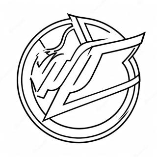 Tampa Bay Lightning Logo Coloring Page 73842-59302