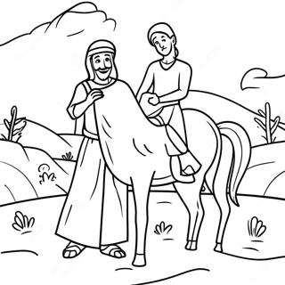 Good Samaritan Coloring Page 73862-59316