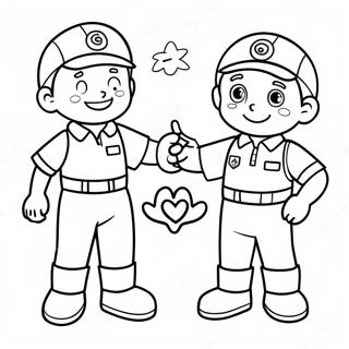 Fun Awana Sparks Characters Coloring Page 73893-59342