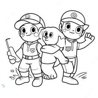 Fun Awana Sparks Characters Coloring Page 73893-59343