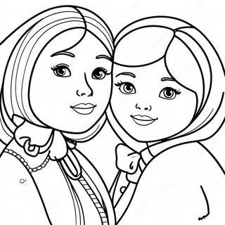 Sisters Forever Coloring Page 73902-59347