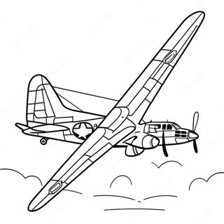 B 17 Bomber Coloring Page 73922-59366