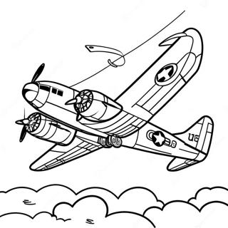 B 17 Bomber Coloring Page 73922-59367