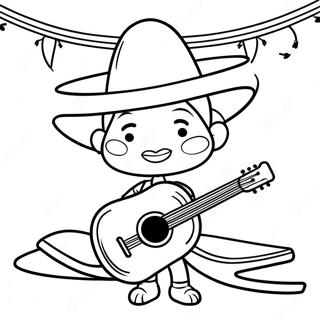 Preschool Cinco De Mayo Coloring Pages