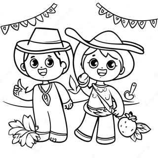 Preschool Cinco De Mayo Coloring Page 73932-59374