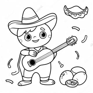 Preschool Cinco De Mayo Coloring Page 73932-59375