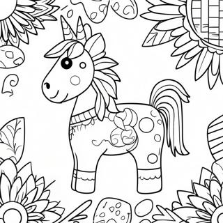 Colorful Pinata Coloring Page 73933-59377