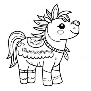 Colorful Pinata Coloring Page 73933-59378