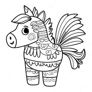 Colorful Pinata Coloring Page 73933-59379