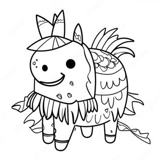 Colorful Pinata Coloring Page 73933-59380