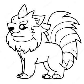 Arcanine Coloring Pages