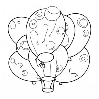 Exciting Big Fun Coloring Page With Balloons 73953-59393