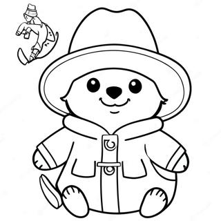 Paddington Bear Coloring Pages