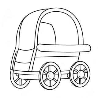 Cute Cartoon Wagon Coloring Page 73983-59417