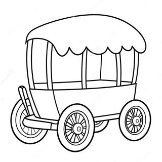 Cute Cartoon Wagon Coloring Page 73983-59419