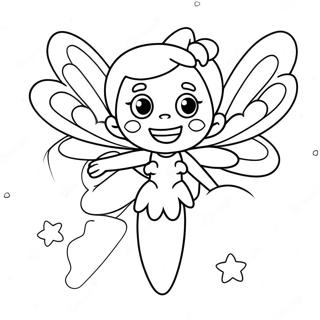 Happy Tooth Fairy Coloring Page 73993-59425