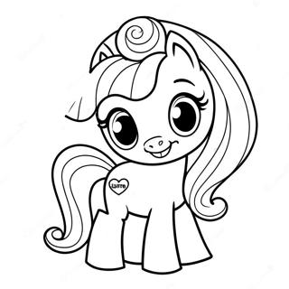 Sweetie Belle My Little Pony Coloring Page 74002-59432