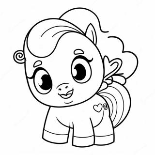 Cute Sweetie Belle With A Bow Coloring Page 74003-59435