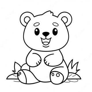 Teddiursa Cute Coloring Page 74012-59439