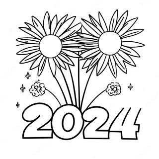 New Year’s Coloring Pages